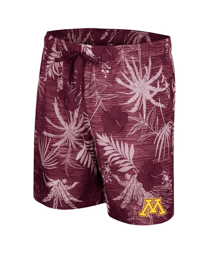 Men's Colosseum Maroon Minnesota Golden Gophers What Else is New Swim Shorts