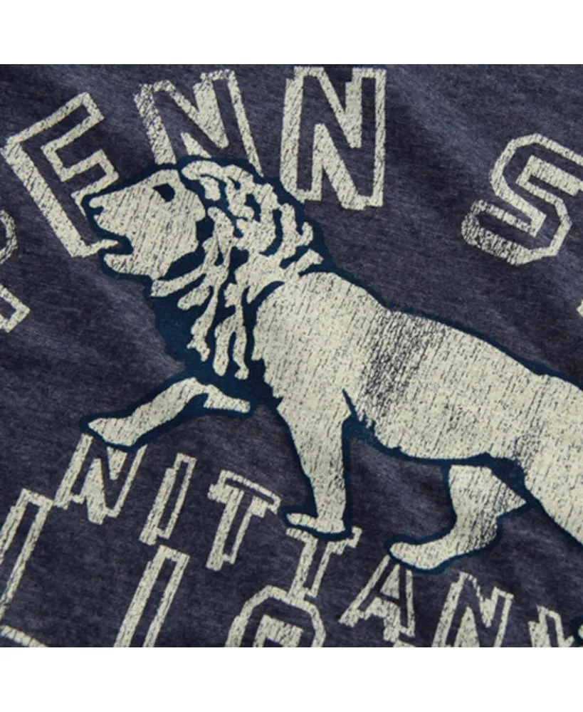 Men's Original Retro Brand Heathered Navy Penn State Nittany Lions Vintage-Inspired Est. Tri-Blend T-shirt