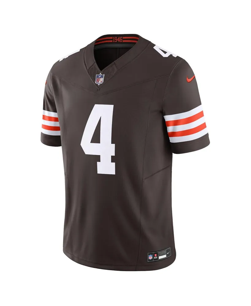 Men's Nike Deshaun Watson Brown Cleveland Browns Vapor F.u.s.e. Limited Jersey