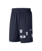 Men's Nike Navy West Virginia Mountaineers Wordmark Performance Shorts