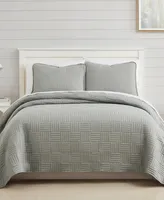 Southshore Fine Linens Grid -Pc. Quilt Set