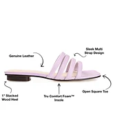 Journee Signature Women's Cendi Strappy Band Flat Sandals