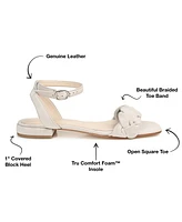 Journee Signature Women's Sellma Braided Sandals