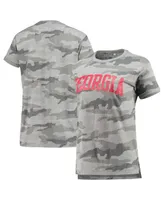 Women's Pressbox Camo Georgia Bulldogs T-shirt