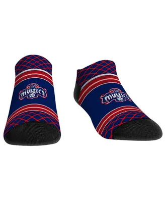 Men's and Women's Rock 'Em Socks Washington Mystics Net Striped Ankle