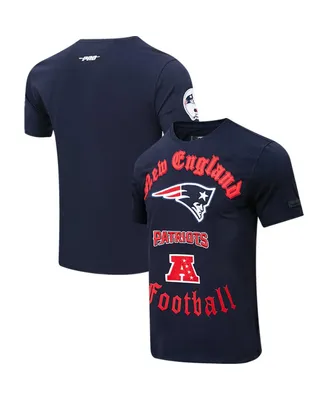 Men's Pro Standard Navy New England Patriots Old English T-shirt
