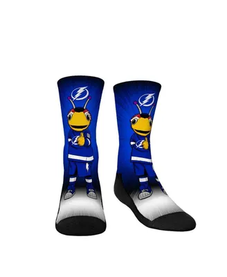 Youth Boys and Girls Rock 'Em Socks Tampa Bay Lightning Mascot Pump Up Crew Socks