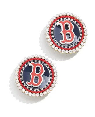 Women's Baublebar Boston Red Sox Statement Stud Earrings