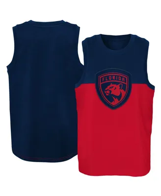 Big Boys Red and Navy Florida Panthers Revitalize Tank Top