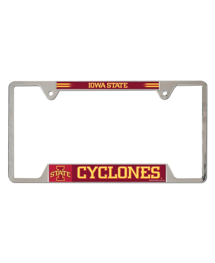 Wincraft Iowa State Cyclones Chrome Plated Metal License Plate Frame