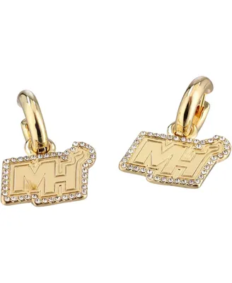 Women's Baublebar Miami Heat Huggie Earrings - Gold