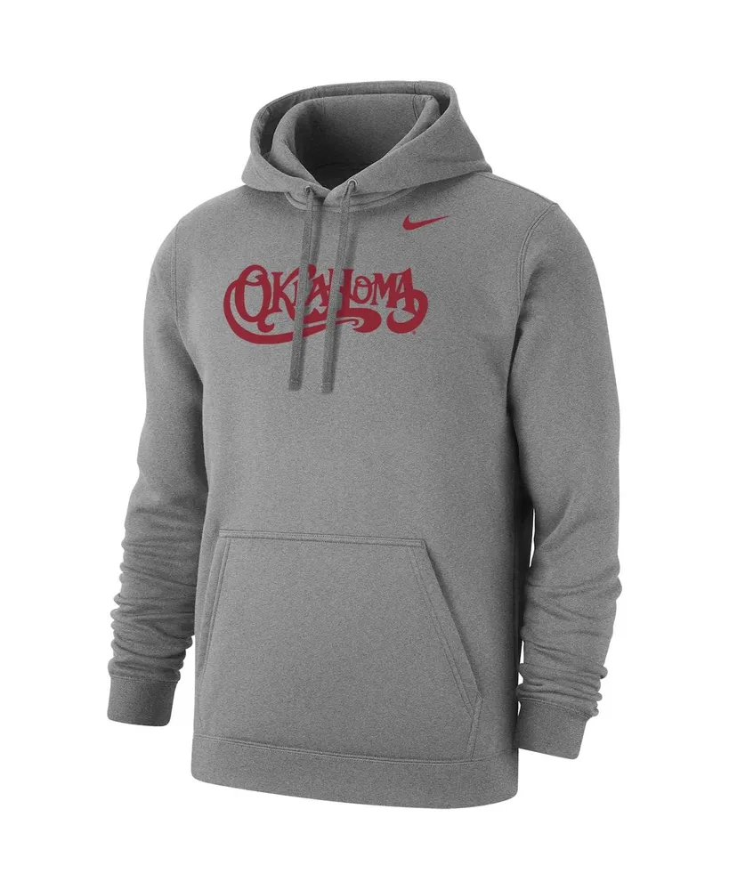 Men's Nike Heathered Gray Buffalo Bills Rewind Club Fleece Pullover Hoodie Size: Small