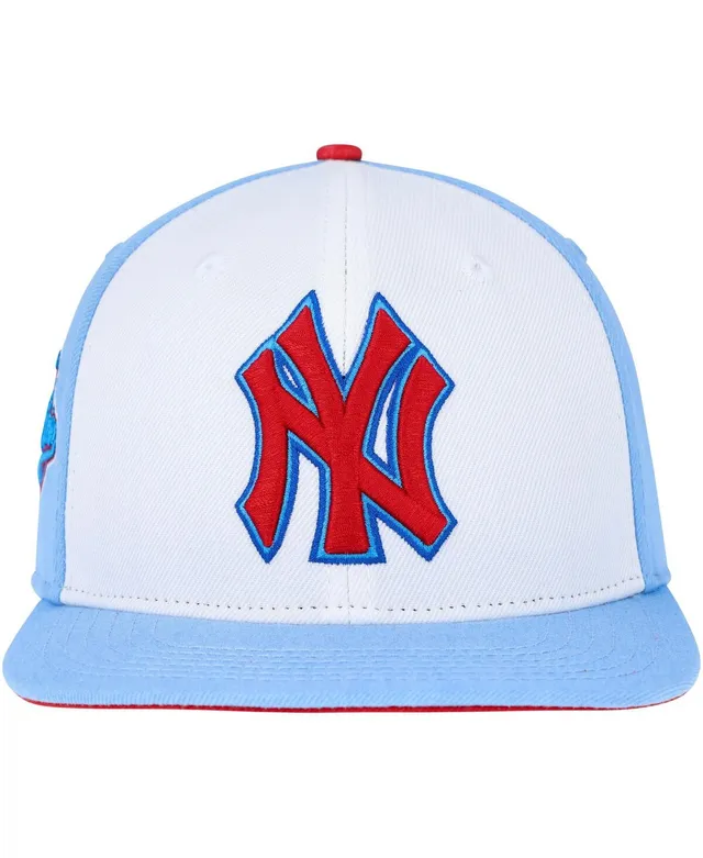 Men's Mitchell & Ness Cream New York Yankees Reframe Retro Snapback Hat