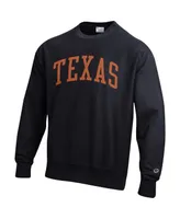 Men's Champion Texas Longhorns Arch Reverse Weave Pullover Sweatshirt