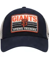 Men's '47 Brand Black and Tan San Francisco Giants Four Stroke Clean Up Trucker Snapback Hat