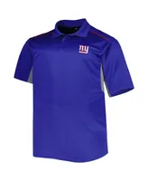 Men's Royal New York Giants Big and Tall Team Color Polo Shirt