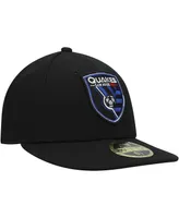 Men's New Era Black San Jose Earthquakes Primary Logo Low Profile 59FIFTY Fitted Hat