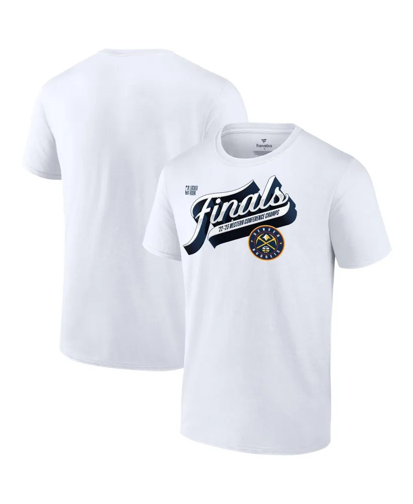Men's Fanatics White Denver Nuggets 2023 Nba Western Conference Champs Locker Room T-shirt