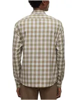 Boss by Hugo Men's Checked Regular-Fit Shirt