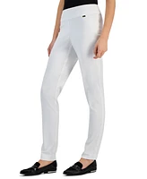 I.n.c. International Concepts Mid-Rise Petite Tummy-Control Skinny Pants, & Short, Created for Macy's