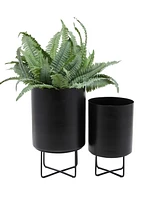 CosmoLiving Metal Planter Set of 2