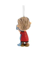 Hallmark Peanuts Linus Hugging Blanket Ornament - Multi