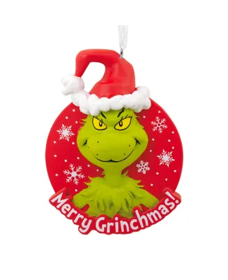 Hallmark Christmas Ornament Dr. Seuss's How the Grinch Stole Christmas Merry Grinchmas - Multi