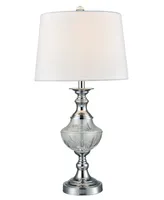 Dale Tiffany Frosted Murray Lead Crystal Table Lamp
