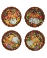 Certified International Harvest Blessings Set of 4 Soup Bowl, Service for 4