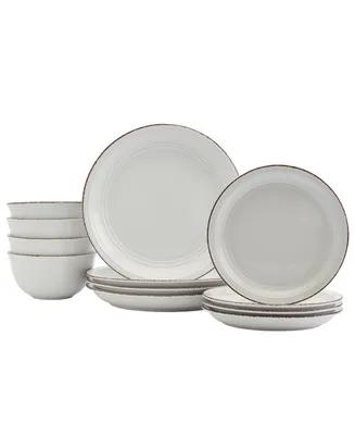 Tabletops Gallery Farmhouse Dinnerware, Set of 12