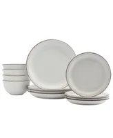 Tabletops Gallery Farmhouse Dinnerware, Set of 12