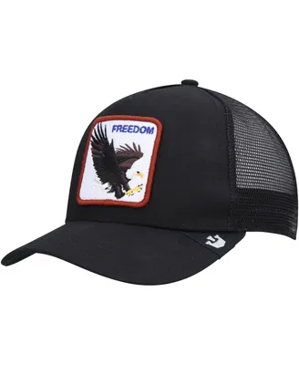Men's Goorin Bros. Black The Freedom Eagle Trucker Snapback Hat