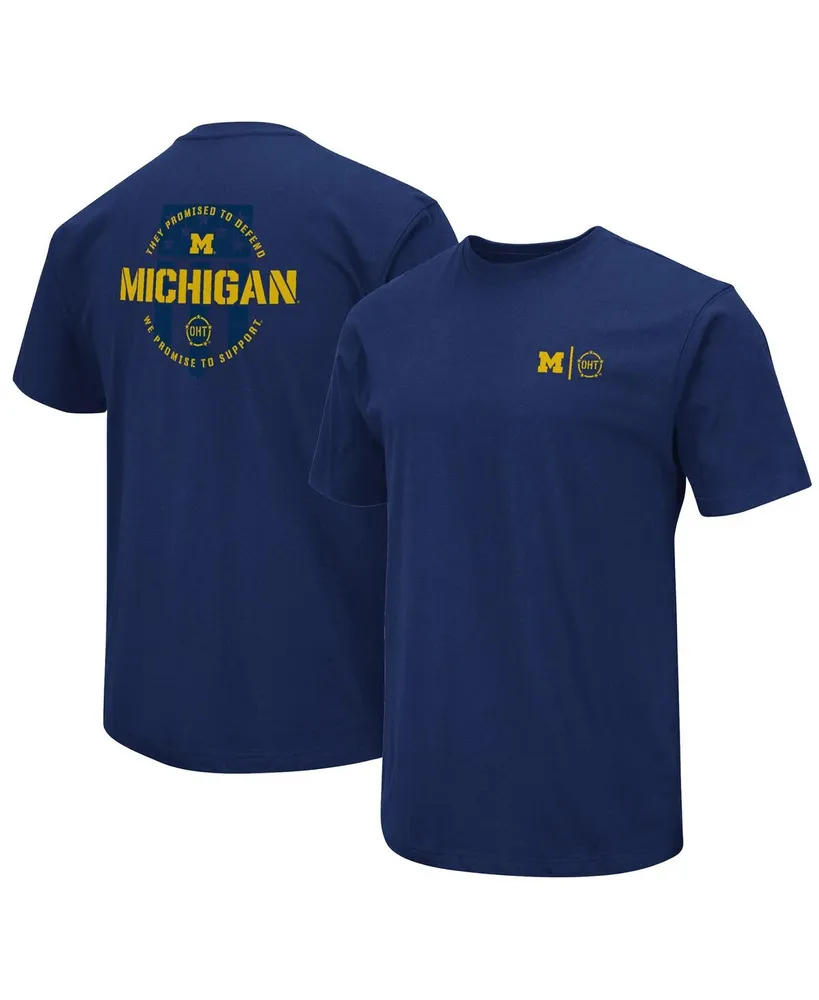 Men's Colosseum Navy Michigan Wolverines Oht Military-Inspired Appreciation T-shirt