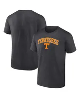 Men's Fanatics Heather Charcoal Tennessee Volunteers Campus T-shirt