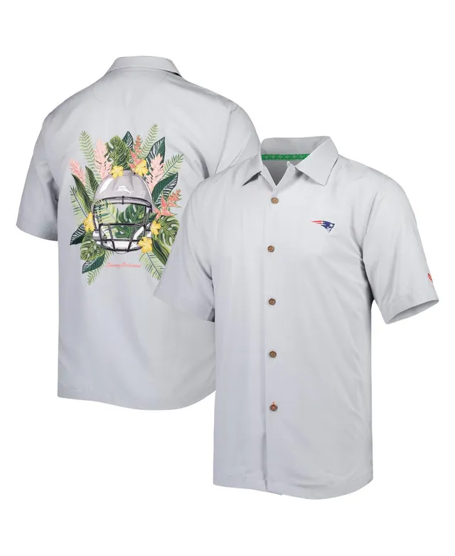 Men's Houston Texans Tommy Bahama Navy Coconut Point Playa Floral  IslandZone Button-Up Shirt