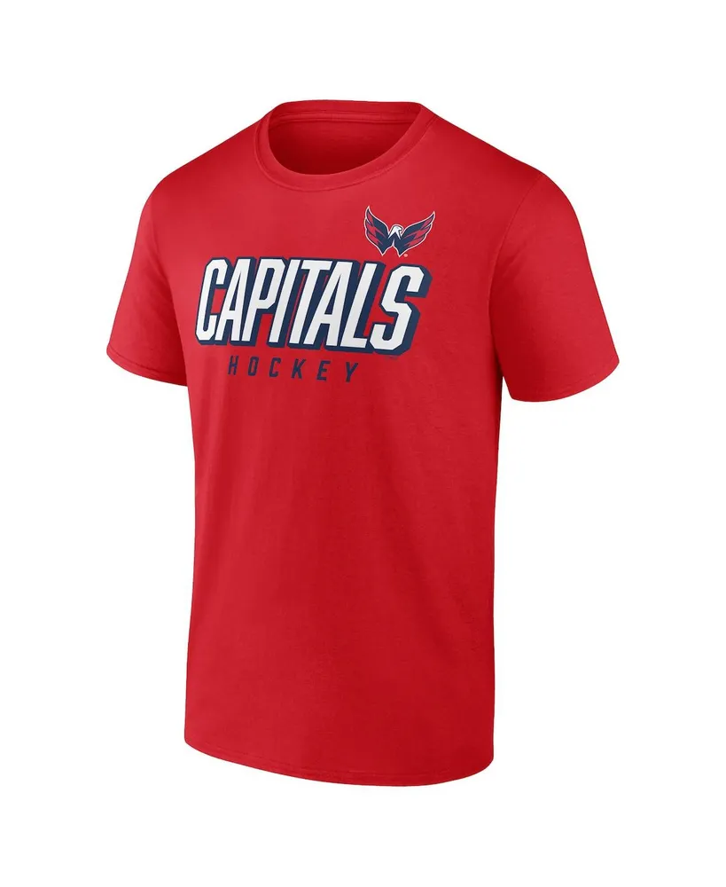 Men's Fanatics Red Washington Capitals Wordmark Two-Pack T-shirt Set