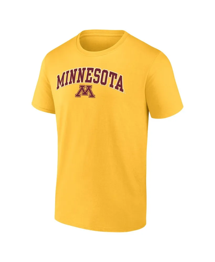 Men's Fanatics Gold Minnesota Golden Gophers Campus T-shirt