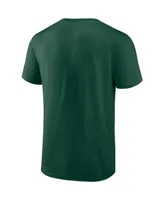 Men's Fanatics Green Minnesota Wild Wordmark Two-Pack T-shirt Set