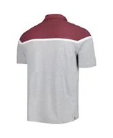 Men's Colosseum Heather Gray Texas A&M Aggies Chamberlain Polo Shirt