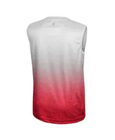 Big Boys Colosseum White, Red Wisconsin Badgers Max Tank Top