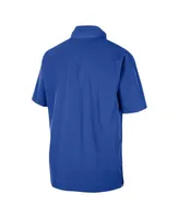 Men's Nike Royal Florida Gators Coaches Half-Zip Short Sleeve Jacket