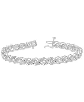 Diamond Swirl Tennis Bracelet (1/2 ct. t.w.)
