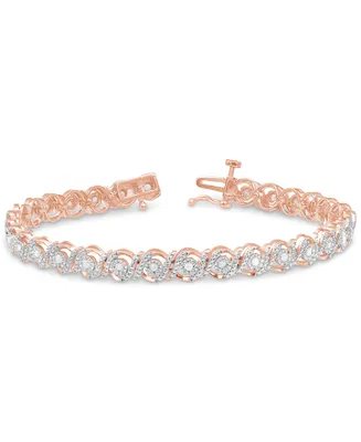 Diamond Swirl Tennis Bracelet (1/2 ct. t.w.)