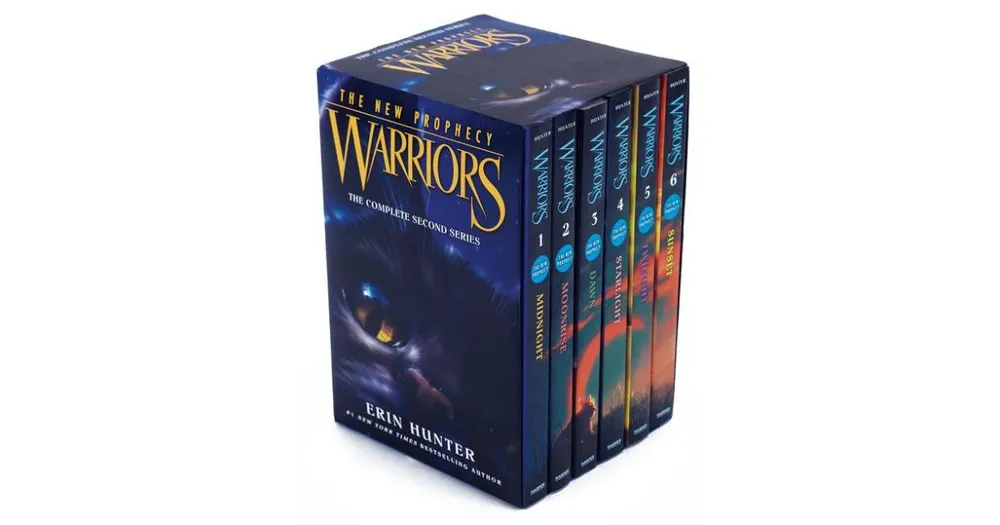 Warrior Cats Series Erin Hunter Books Set Pack Prophecies Begin