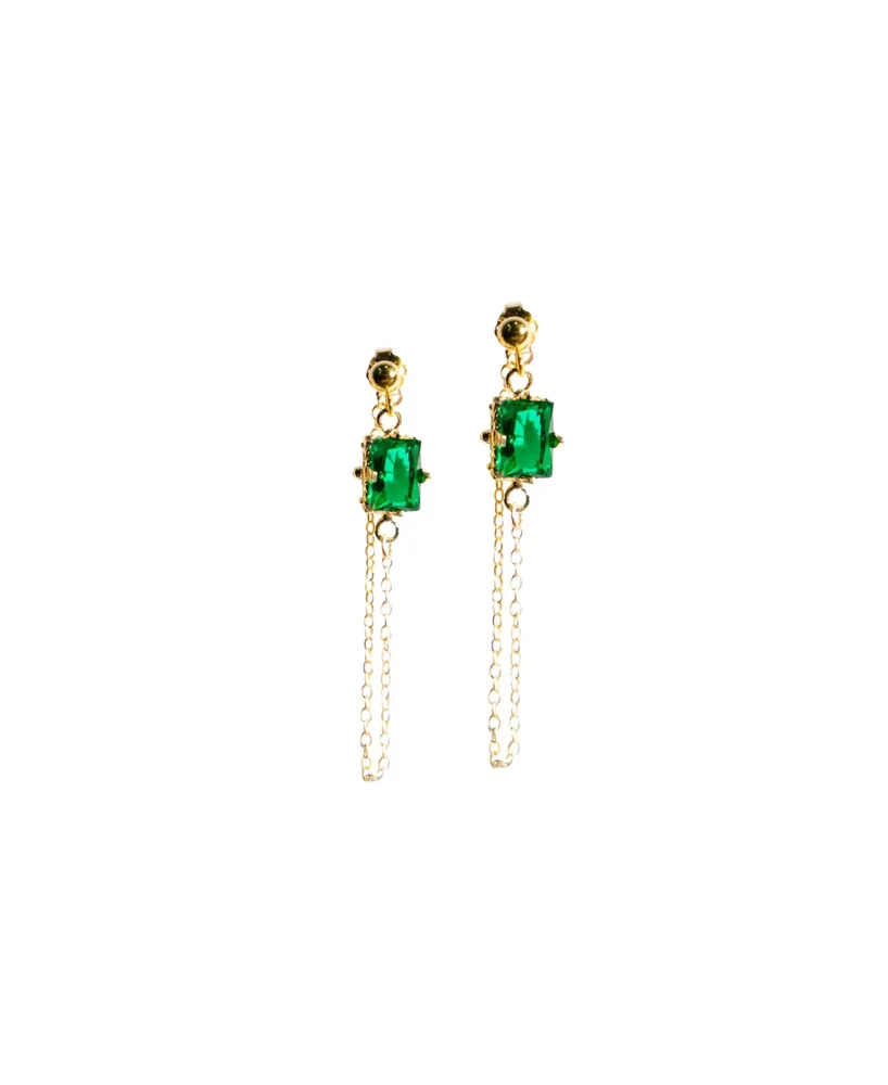 seree Eden — Zircon drop earrings