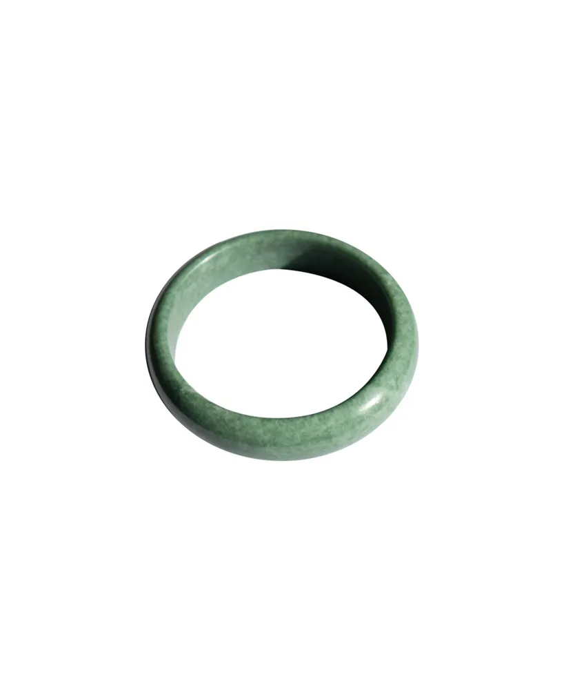 seree Tennis — Opaque green jade bangle