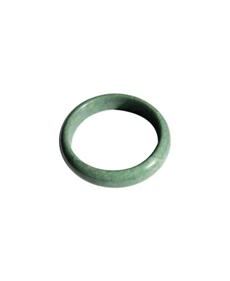 Tennis — Opaque green jade bangle