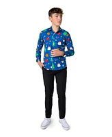 OppoSuits Big Boys Festivity Long Sleeves Shirt