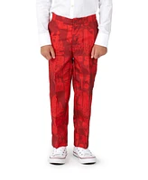 Suitmeister Big Boys Scarlet Joker Button Closure Suit Set