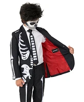 Suitmeister Big Boys Skeleton Grunge Button Closure Suit Set